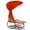Orange, variant on Patiojoy Outdoor Chaise Hanging Chair Swing Cushioned Canopy Lounger Beige