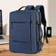thumbnail image 5 of Compartimentos para mochila para computadora portátil Mochila de negocios para hombres para trabajo Viajes Fin de semana Azul oscuro, 5 of 8