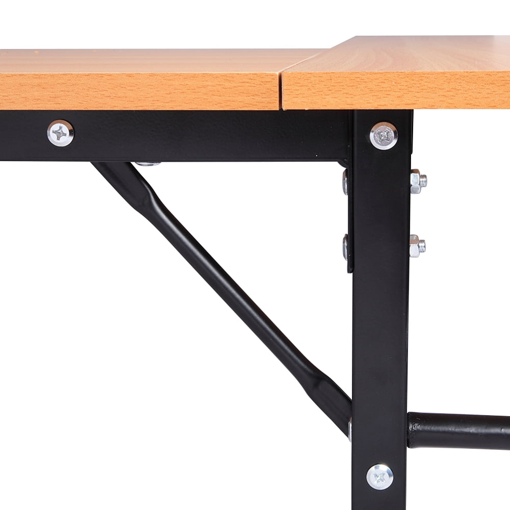 Lowestbest L-Shaped Computer Desk, 90 Degree Right Angle Desk, L-Shaped Desk Corner Table Computer Desk PC Laptop Study Writing Table Workstation for Home Office, Wood Color Lowestbest L-Shaped Computer Desk, 90 Degree Right Angle Desk, L-Shaped Desk Corner Table Computer Desk PC Laptop Study Writing Table Workstation for Home Office, Wood Color