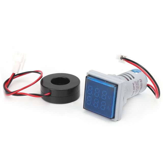 Voltímetro, 2 En 1 AC60-500V Rango De Voltaje Indicador De Voltaje Actual Medidor De Voltaje Actual Para Medir El Valor De Potencia Del Equipo ANGGREK Otros