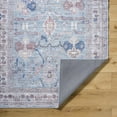 thumbnail image 4 of Livabliss Washable Rugs for Living Room, 3x7 Georgina Traditional Denim Runner Area Rug, Bedroom Dining Room Home Decor Stain Resistant Carpet (2'7" x 7'3" Runner), 4 of 7