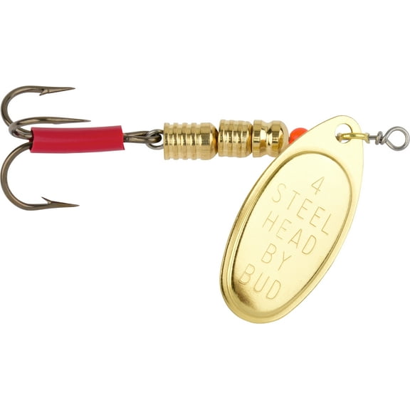 Yakima Bait Worden's Bud's Spinner Fishing Lure, Brass, 5/16 oz., Size 4, 504 B