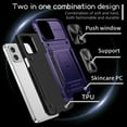 thumbnail image 5 of TECH CIRCLE Case for Motorola Moto G 5G 2023 Back Cover with Magnetic Kickstand+Metal Ring Holder, Shockproof Hybrid Covers [360 Degree Rotating Bracket] [Corner Protection] - Purple, 5 of 8