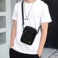 thumbnail image 1 of onlyliua Ofertas Del Día Liquidación Prime Canadá Bolso Bandolera Pequeño Tipo Bandolera para El Pecho, para El Hombro, con Una Correa, para Hombre, Mujer y Niño, con Orificio para Auriculares, 1 of 6