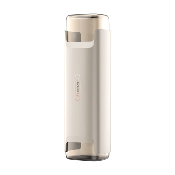 Xihbxyly Estuche Portátil para Cepillos de Dientes, Plástico Apto para Uso Alimentario, Mango Plegable, Ideal para Viajes Al Aire Libre, Mantiene El Cepillo de Dientes Seco, Práctico Vaso de Lavado,