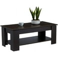 EROMMY Lift Top Coffee Table,Rustic Coffee Table Lift Tabletop with