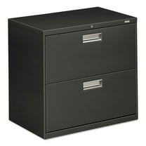 HON 2 Drawers Lateral Lockable Filing Cabinet, Charcoal