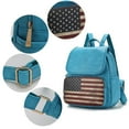 thumbnail image 3 of MKF Collection by Mia K. MKF-FG7409TP Regina Printed Flag Vegan Leather Womens Backpack, 3 of 18