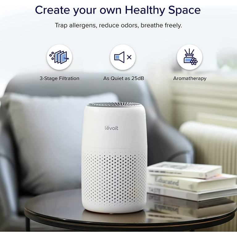 Levoit LV-H128 /Core Mini Air Purifier เครื่องฟอกอากาศ แผ่นอโรมาเทอราพี