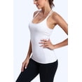 thumbnail image 6 of RUNNING GIRL Yoga Tank Tops for Women Built in Shelf Bra Strappy Back Activewear Workout Compression Tops, 6 of 7