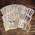 thumbnail image 3 of Paquete de Suministros de álbum de Recortes Vintage de 400 Piezas para Planificadores de Diario Basura Pegatinas de Papel DIY Paquete de Efímero Vintage Decoupage, 3 of 5