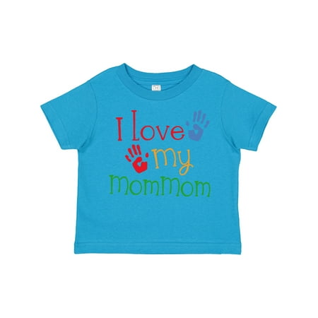 

Inktastic I Love My MomMom Gift Toddler Boy or Toddler Girl T-Shirt