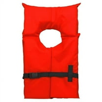 Airhead 2000016ARD 30 - 52 in. Mens II Keyhole Life Vest, Red