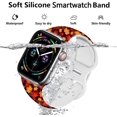 thumbnail image 3 of Yagedoviu Correas De Reloj Fall Hello Thanksgiving Compatibles Con Reloj De 38 Mm, 40 Mm, 41 Mm, 42 Mm Para Mujeres Y Hombres, Pulsera De Repuesto De Silicona Suave Ajustable Para Reloj Inteligente Se, 3 of 5