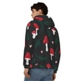 thumbnail image 4 of Naloa Amanita Mushroom Men’s Hoodies, Zip up Hoodie, Sweatshirts,Hoodies for Men Sizes S-3XL-X-Large, 4 of 5