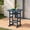 Navy, variant on Topcobe 30 Inch Square Bar Table Dining Table with Slatted Tabletop, Outdoor Patio Furniture for Garden Backyard Pool Deck-Gray