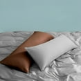 thumbnail image 5 of Flxxie 2 Pack 100% Brushed Microfiber Body Pillow Covers, Ultra Soft and Cozy Full Body Pillowcases for Adults, 20" x 54", Coffee (Not Include Body Pillow), 5 of 7