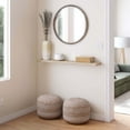 thumbnail image 6 of Ballucci 48" Floating Shelves, 2-Pack Wood Wall Shelf Set with Invisible Brackets, 8" Deep, Oak Finish, 6 of 10