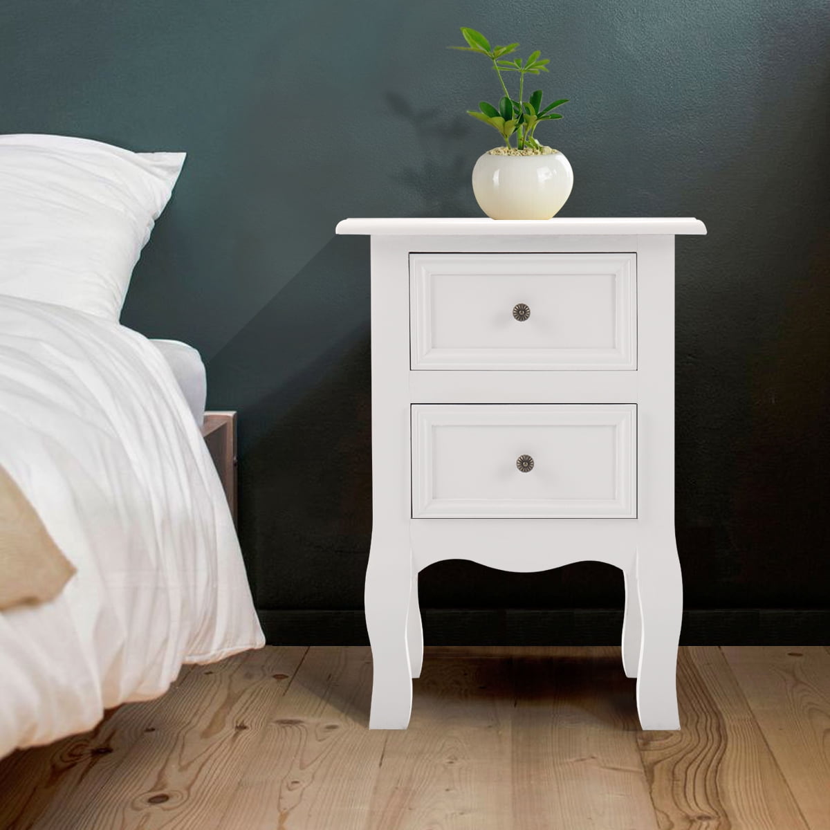 w// 2 Drawer Natural Details about  / Winsome Eugene Accent Nightstands Table