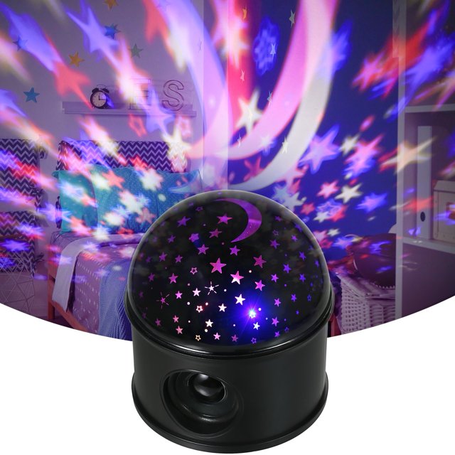 LEDs Boule Lumière Projecteur de Lumière BT Musique Haut-Parleur Lecteur 360 ° de Rotation Projecteur pour la Chambre à Coucher DJ Parti Lampe USB Alimenté Projecteur Lumière de Nuit