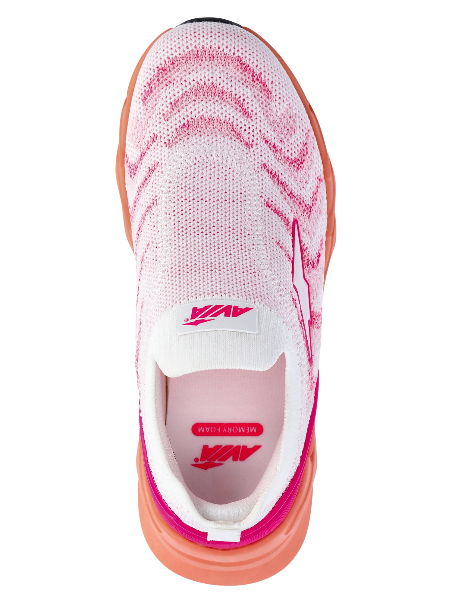 Avia Honeycomb Toddler, Little, and Big Kid Slip On Knit Sneakers