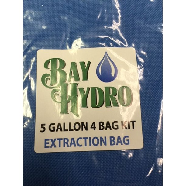 Bay Hydro 5 Gallon 4 Bag Kit, Bubble ICE Extraction Bags
