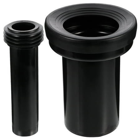 

2pcs Home Toilet Flush Pipe Lengthened Wall Drain Flushing Tube Toilet Accessory