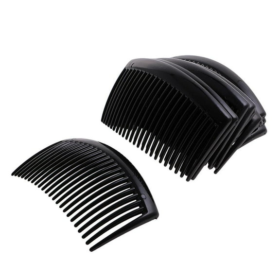 12pcs Women Lady 23 Fancy Comb - Black