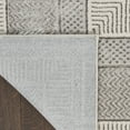 thumbnail image 6 of Nourison Glam Geometric Silver 3'11" x 5'11" Area Rug (4x6), 6 of 9