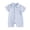Light Blue, variant on Yammkia Baby Boy Romper Ribbed Short Sleeve Bodysuit Jumpsuit Infant Knitted Outfits Clothes Baby Boy Coming Home Outfit(White,6-12 Months)
