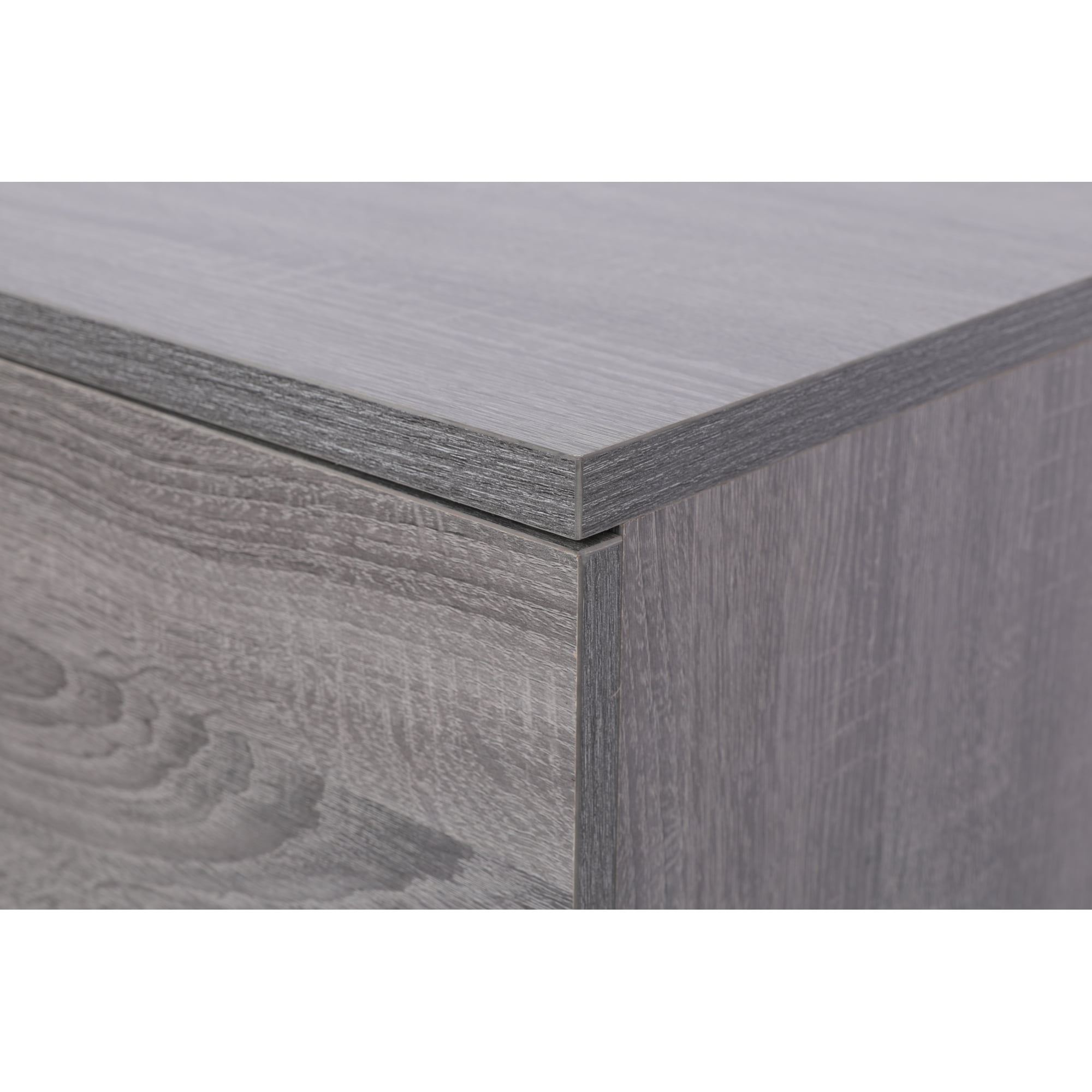 5 Drawer Dresser for Bedroom,Modern Wood Storage Cabinet with Wheels,Tall Chest of Drawers for Living Room,Hallway,Entryway,Gray