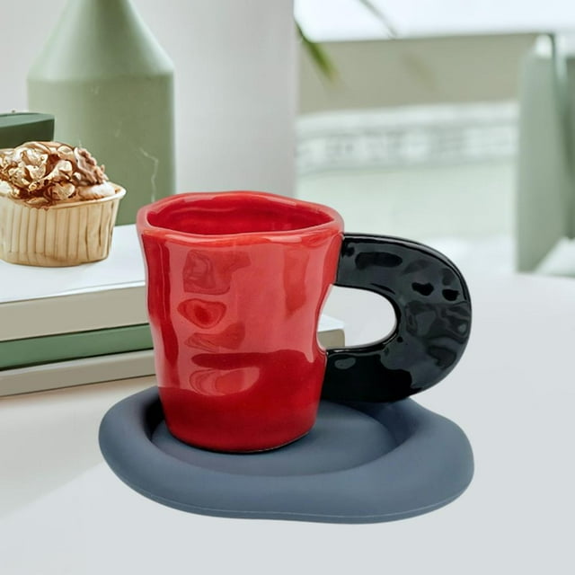 Feltree Forme de Nuages de Thé Isolation Thermique Épaissie Haute Température Rond Café