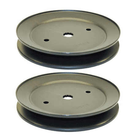 

2 AYP 197473 Belt Drive Blade Deck Pulley Mandrel for Craftsman