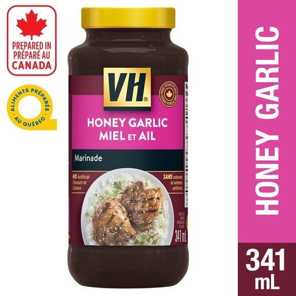 VH Gluten Free Honey Garlic Marinade Cooking Sauce, 341 mL
