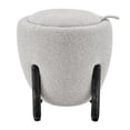 thumbnail image 4 of NPD Furniture Murphy Fabric Storage Ottoman in Horizon Gray, 4 of 4