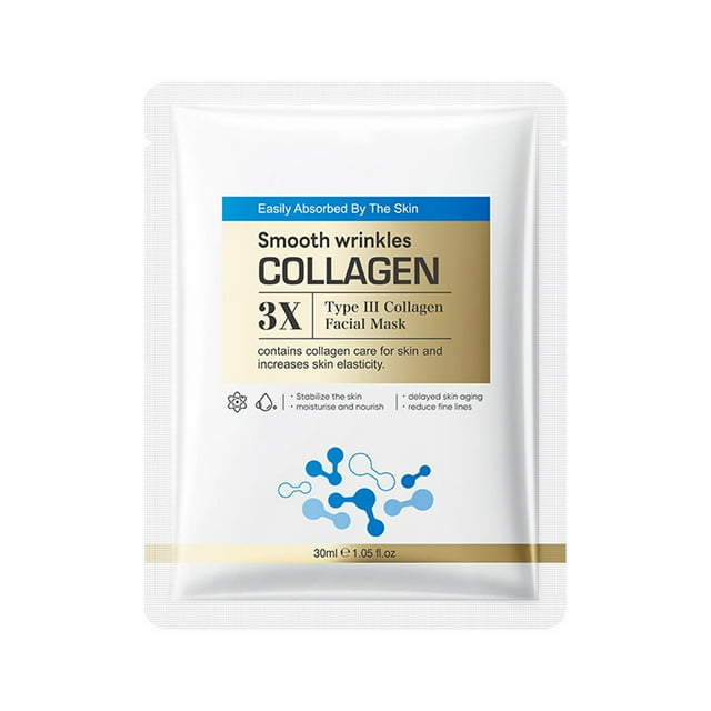 Mascarilla facial antiarrugas y reafirmante de colágeno tipo III (30 ml)