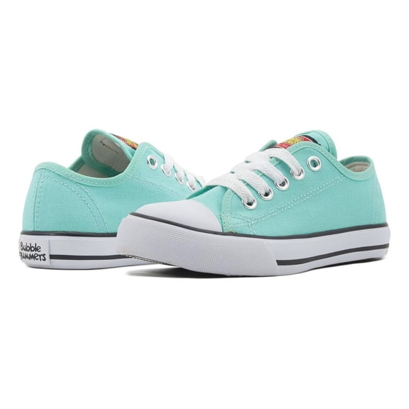 Tenis Bubble Gummers Harry Blanco 12-21 Choclo Lona Agujeta celeste 21