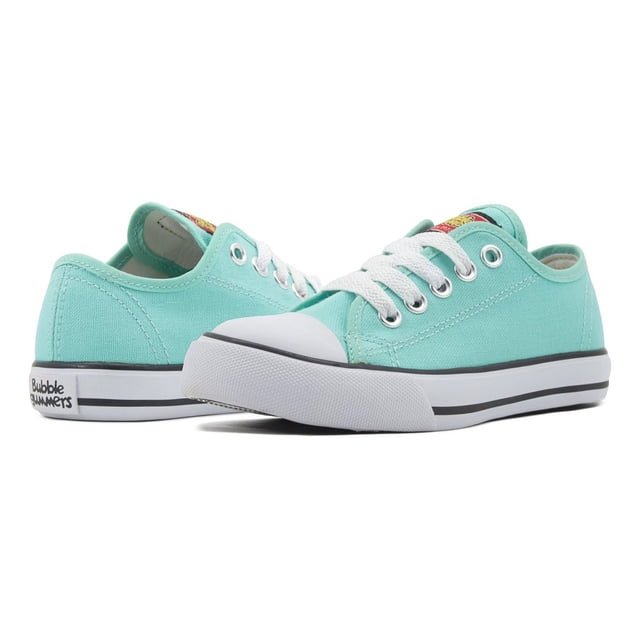 Tenis Bubble Gummers Harry Blanco 12-21 Choclo Lona Agujeta celeste 21