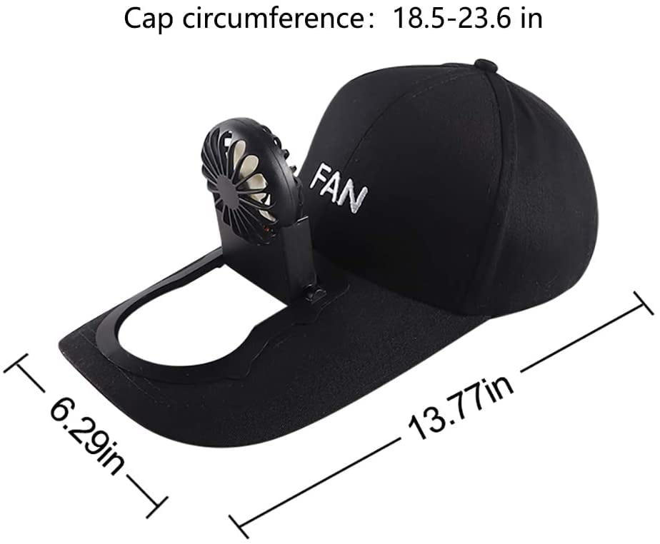 2021 Summer Sunscreen Fan Hat,XGeek Portable USB Charging, 58% OFF
