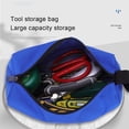 thumbnail image 4 of Bolsa de herramientas Tornillos pequeños Broca Cierre de cremallera impermeable Multifunción Mejora del hogar Caja de herramientas Organizador Almacenamiento y organización del hogar S/Azul Billuyoard HA083872-06B, 4 of 6