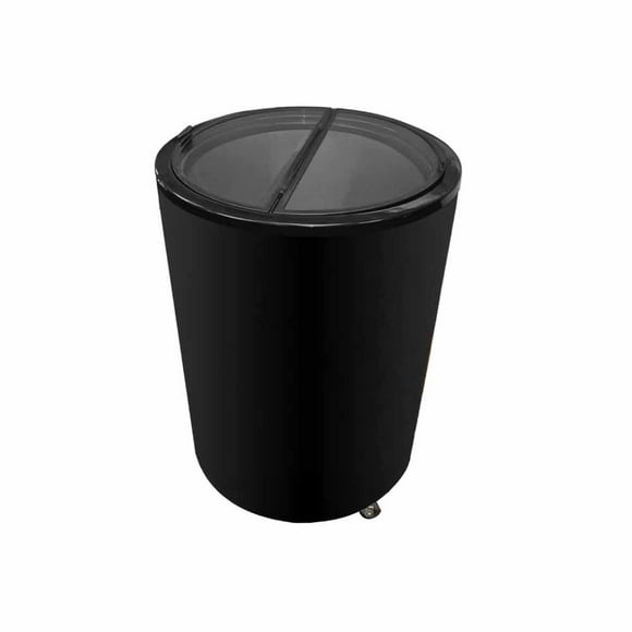 Excellence Industries RF-77HC Congélateur Rond 22 1/2 Pouces avec (4) Sections - Noir, 115v