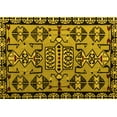 thumbnail image 1 of Ahgly Company Machine Washable Indoor Rectangle Southwestern Yellow Country Area Rugs, 3' x 5', 1 of 4