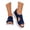 Blue, variant on Wedge Sandals for Women Casual Peep Toe Mesh Rhinestone Knit Breathable Lightweight Slip On Platform Shoes for Work Shopping Beach Pool Summer Vacation Daily Wear Beige Size 6.5