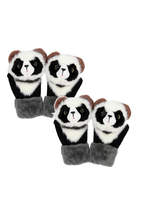 2Pack Warm Gloves Children'S Warm Gloves Children'S Gloves Cartoon Cute With Wool Thickening Warm Gloves Home Decor