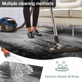 thumbnail image 5 of Black Grey Mountain Outdoor Rug for Patio/Deck, Non-Slip Large Area Rug 4 x 6 Ft, Misty Forest Nature Woodland Pine Tree Landscape Indoor Outdoor Rugs Washable Area Rugs, Camping Rug Carpet Runner, 5 of 8