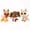 #244 #1647 #960, variant on 3 PCS Minilpsshop Little Animal Cartoon Pets Figures Collie #2452 Great Dane #1519 Shorthair Cat #886 and Accessories