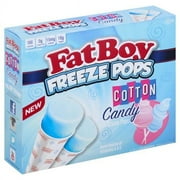 FatBoy Cotton Candy Freeze Pops Cream Pops, 6 pack