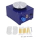 thumbnail image 4 of Mini torno de alfarería Colores vivos Plato giratorio a prueba de herrumbre Interacción entre padres e hijos Rueda de alfarería para niños para cerámica para niños 100?240 V Enchufe de EE. UU., 4 of 8