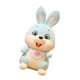 thumbnail image 5 of Juguete de peluche de conejo suave decorativo cómodo regalo de cumpleaños adorable para año nuevo Azul, 5 of 9