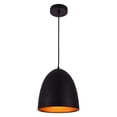 thumbnail image 2 of Living District Circa Collection Pendant D9.5in H10.5in Lt-1 Black Finish (LDPD2036), 2 of 5